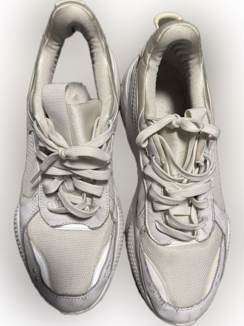 Puma Men's cream/white RS-X shoes size 11 - Picture 3 of 10